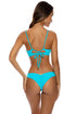 Luli Fama Beach Fuzz Seamless Wavy Ruched Back Bottom